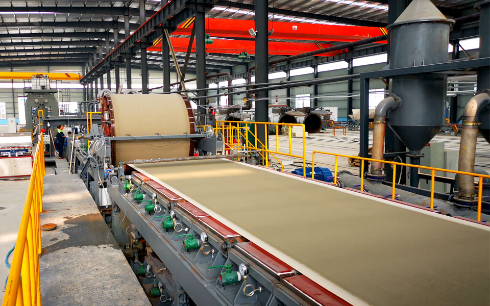 Advanced and efficient fiber cement board production equipment and technology. Lowest production enterprise costs brought about by high-efficiency equipment and technology development Fiber cement board is made of paper pulp or synthetic fibers, embe