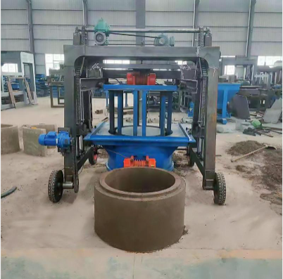 Concrete hydraulic well circle cement brick making machine equipment